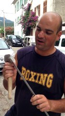 Tutoriel, comment redresser un morceau de fer...