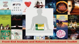 PDF Download  FrontEnd Analysis and Return on Investment Toolkit Read Online