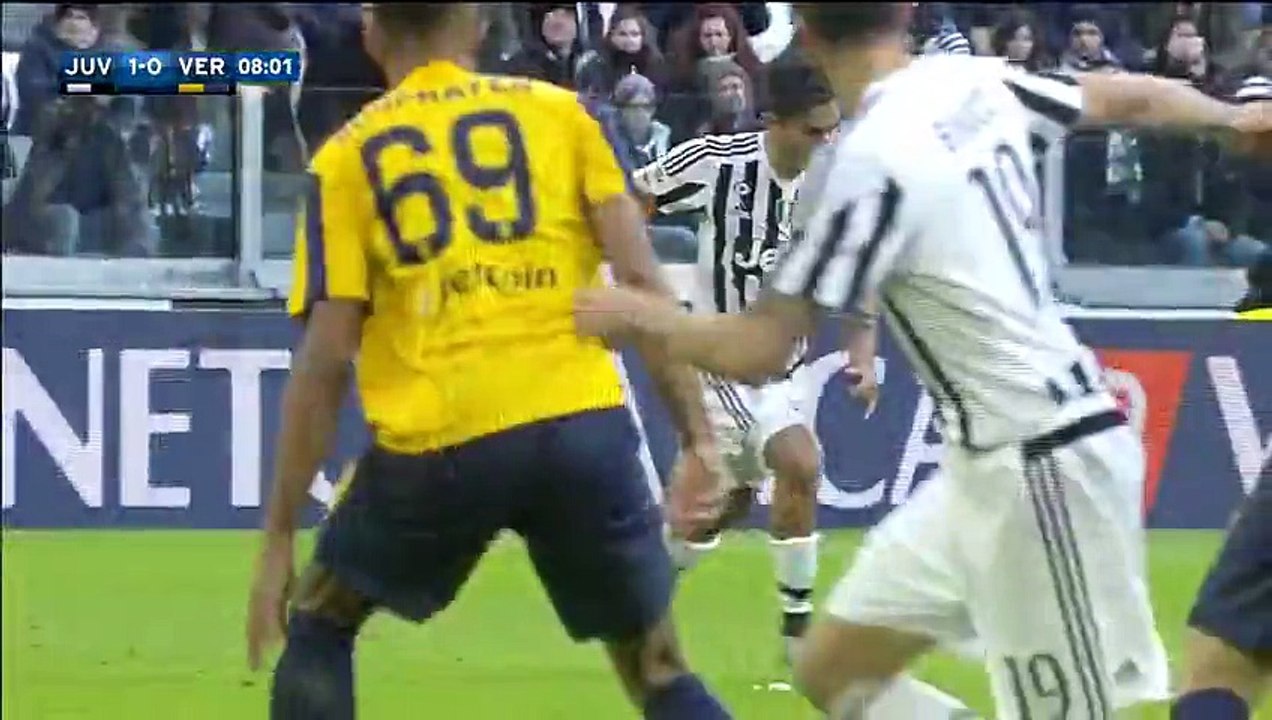 Juventus	 3 - 0 Verona - Highlights And All Goals 06/01/2016