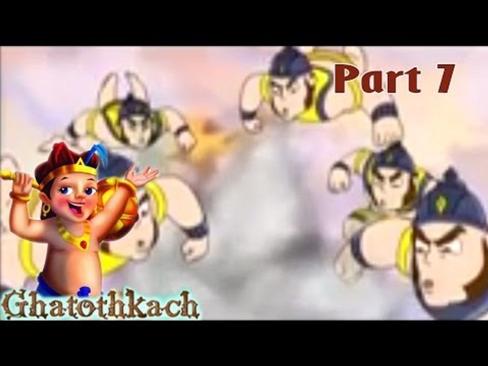 Ghatothkach | Tamil Animated Movie Part 7 | Fight In Mahabharat