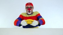 Childrens Videos: Toy Car Clown: Sports Car Driving for Kids (сюрприз яйца клоун c машинк