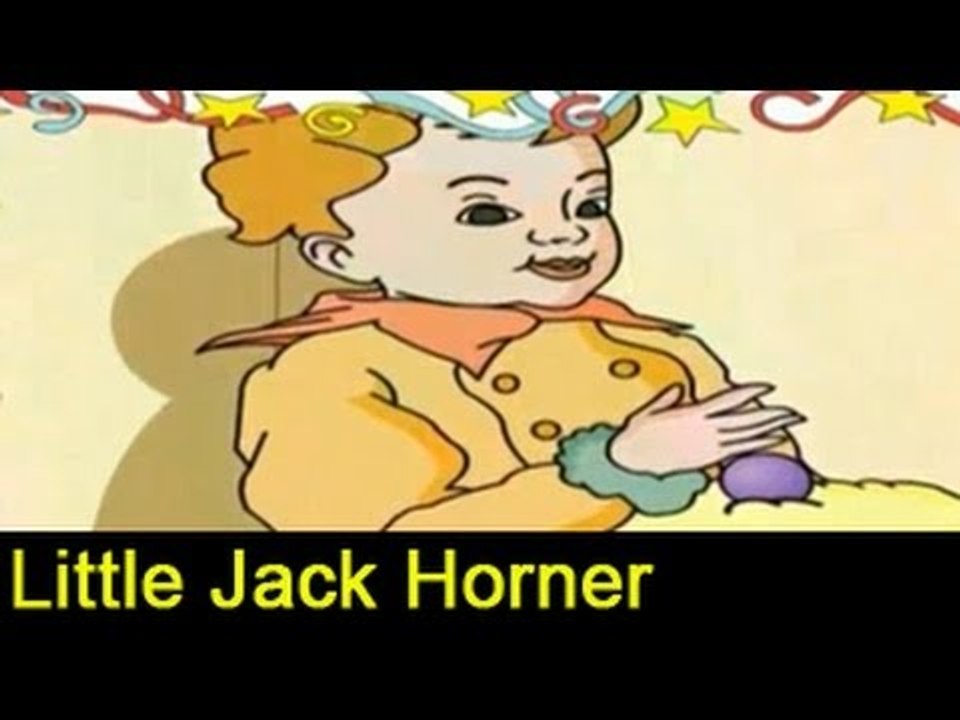 Little Jack Horner Animated Rhymes for Children video Dailymotion