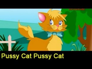 Pussy Cat Pussy Cat | Famous Nursery Rhymes for Kids