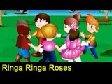 Ring-a-ring-a Roses | Famous Nursery Rhymes for Kids