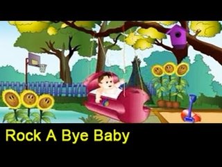 Rock-A-Bye Baby | Famous Nursery Rhymes for Kids