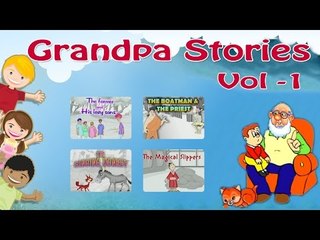 Grandpa Stories || Animated Moral Stories For Kids in English || Vol 1