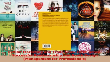 PDF Download  Exhibit Marketing and Trade Show Intelligence Successful Boothmanship and Booth Design Download Online