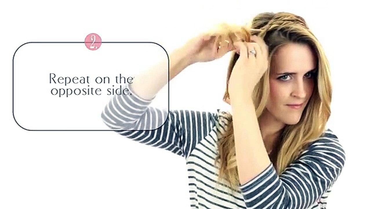 Five Minute Updo- Hair Style Full HD ★ tutorial step by step ★