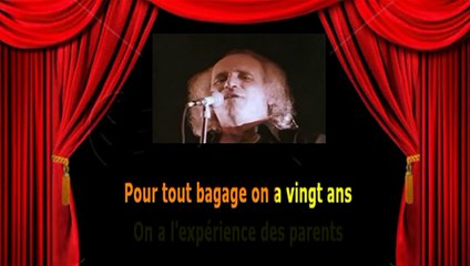 Karaoké Léo Ferré - Vingt ans