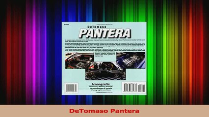 PDF Download  DeTomaso Pantera Read Online