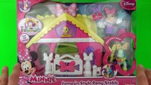 Disney Minnie Mouse Jump n Style Pony Stable Playset Toy Review Unboxing Fisher-Price Toys