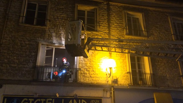 Début d'incendie rue de la Chaussée