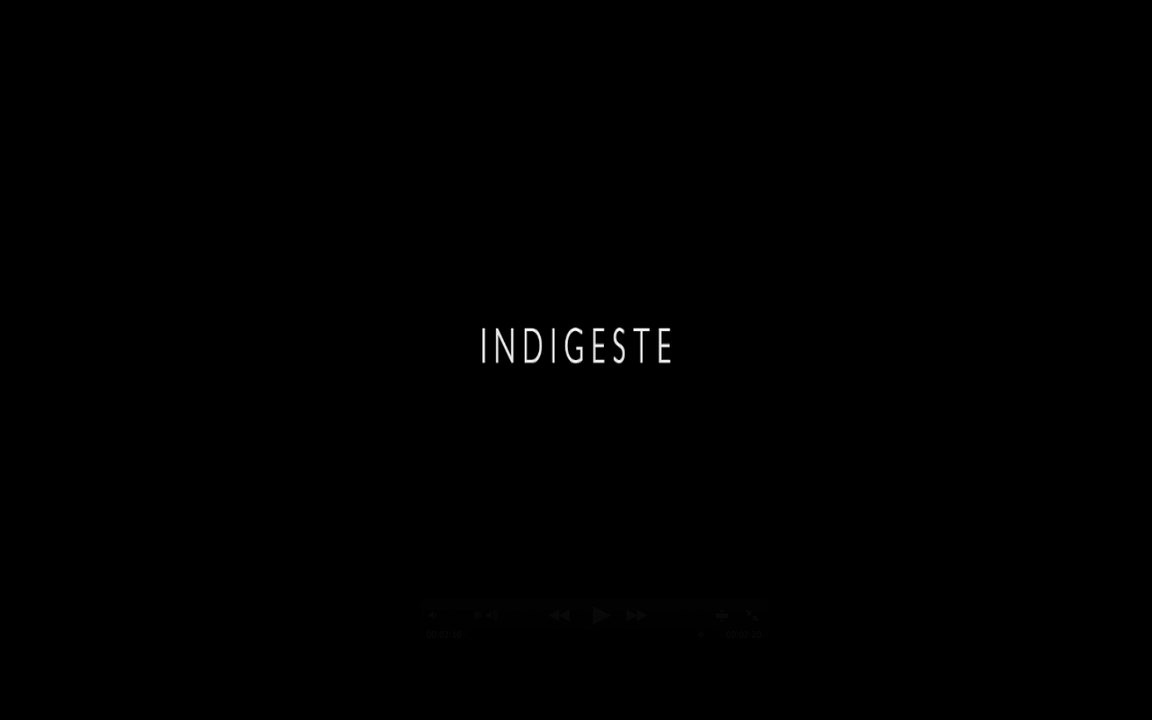 Je suis INDIGESTE
