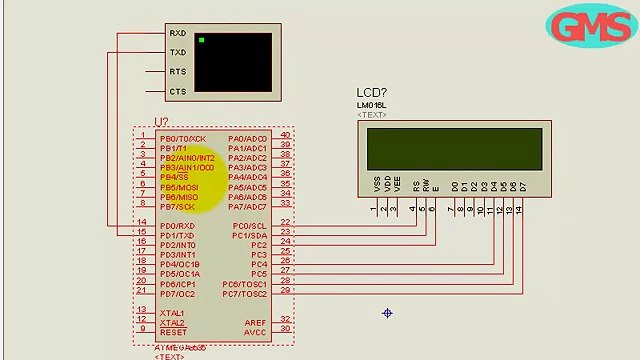 Simulasi proteus - komunikasi serial arduino