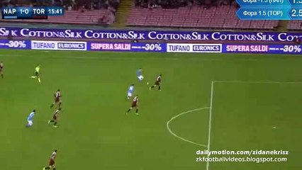 1-0 Lorenzo Insigne Super Goal - Napoli v. Torino 06.01.2016 HD