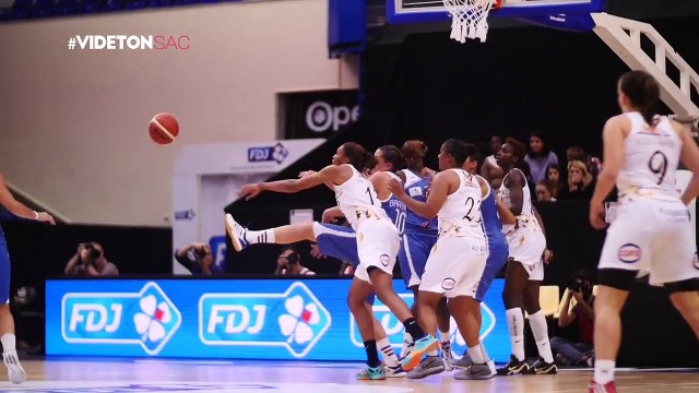 Julie Barennes, représentante des joueuses au sein de la commission LFB et évoluant à Basket Landes, répond aux questions avec sourire dans ce nouvel épisode
