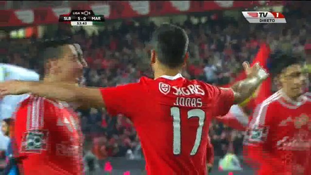 Jonas Goal HD - Benfica 5-0 Maritimo - 06-01-2016