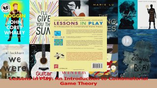 PDF Download  Lessons in Play An Introduction to Combinatorial Game Theory PDF Online