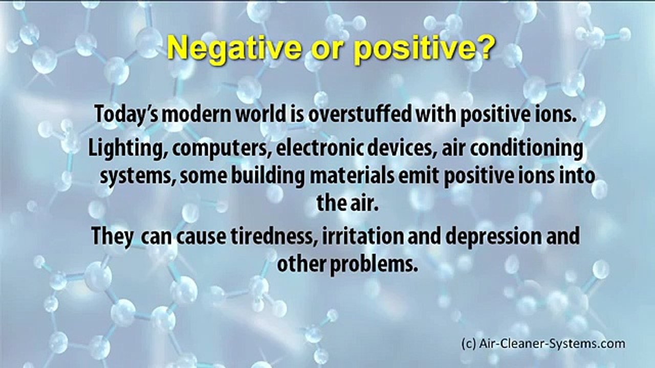 Negative Ions - How Do Neg Ions Influence Our Health