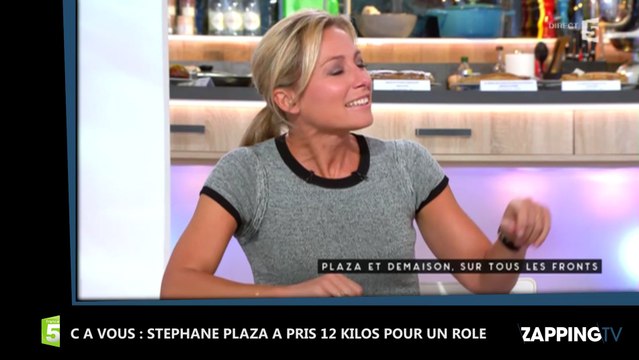 C à Vous : Stéphane Plaza dévoile son impressionnante prise de poids (Vidéo)
