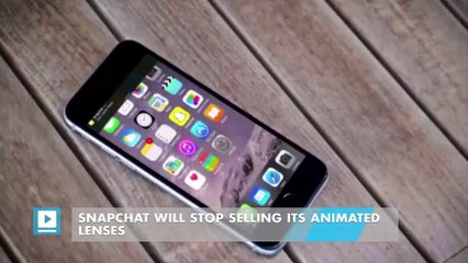 Snapchat will stop selling its animated lenses