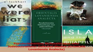PDF Download  Pseudoclementina Elchasaiticaque inter Judaeochristiana Collected Studies Orientalia Read Full Ebook