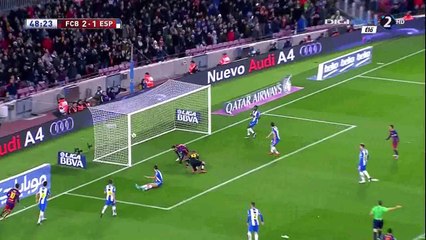 Gerard Piqué Goal HD - Barcelona 3-1 Espanyol - 06-01-2016