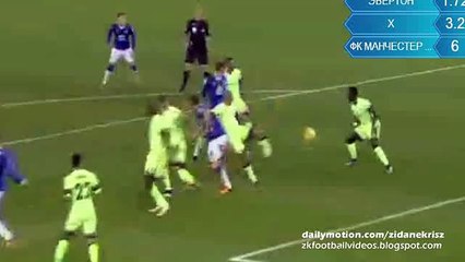Ramiro Mori 1:0 | Everton v. Manchester City 06.01.2016 HD