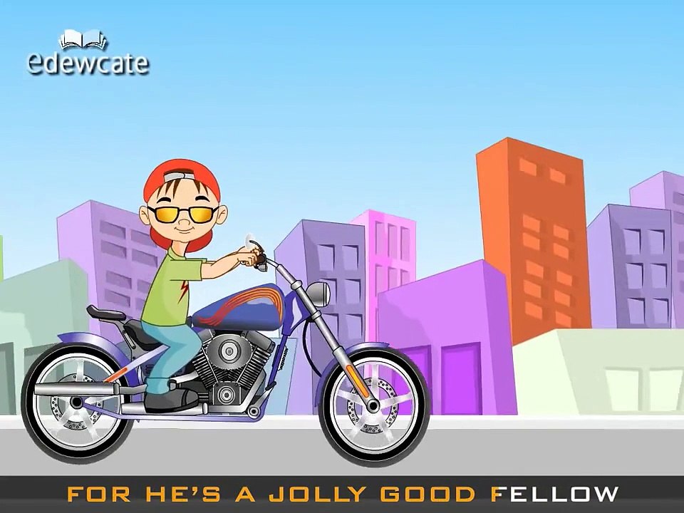 Edewcate english rhymes For hes a jolly good fellow