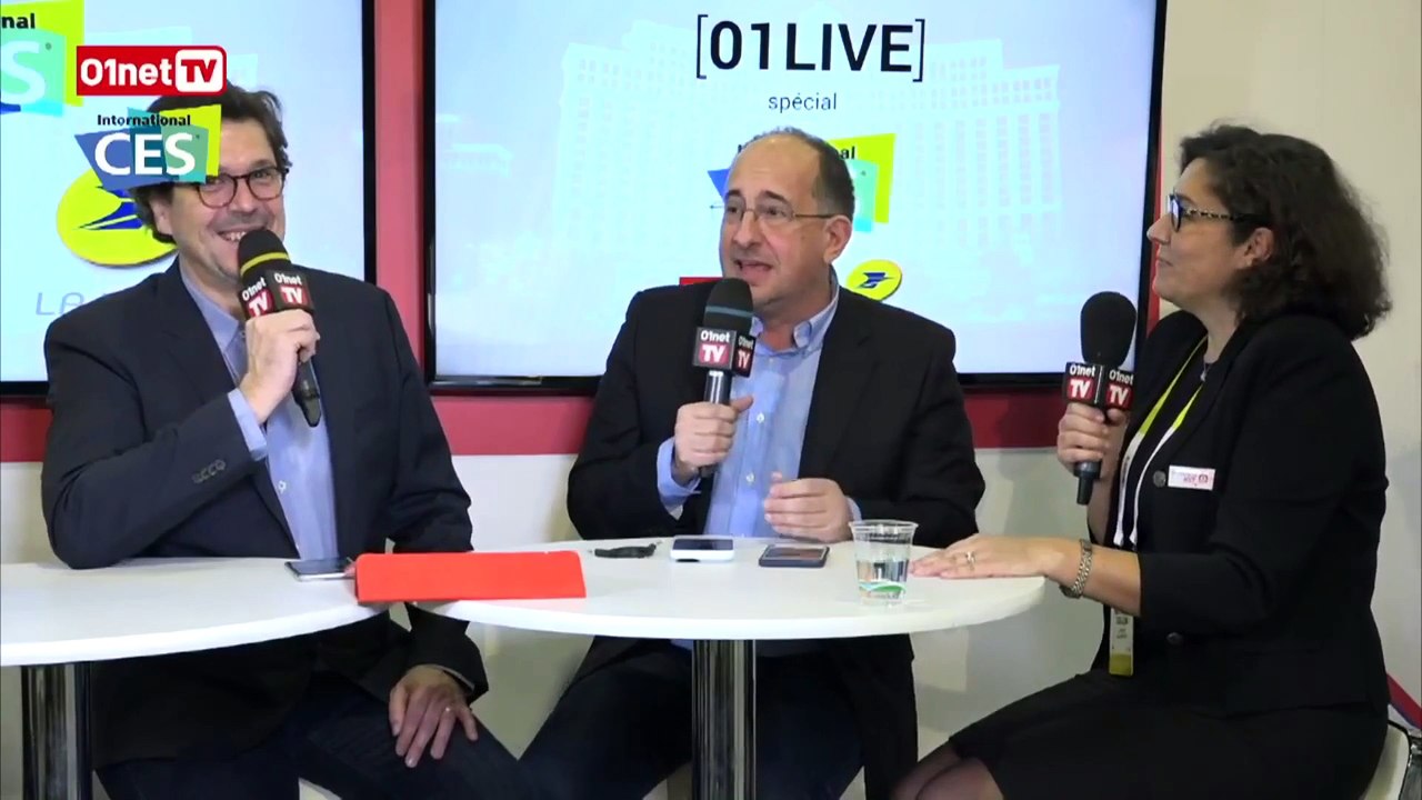 Domino : le premier objet connecté de la Poste (reprise 01Live) - CES 2016