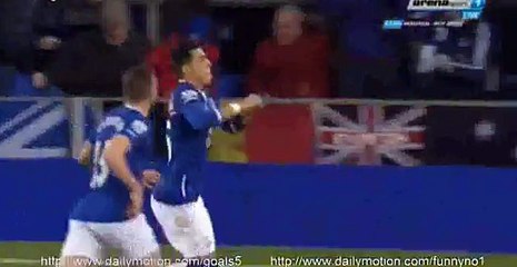 Ramiro Mori Goal Everton 1 - 0 Manchester City Capital One Cup 6-1-2016