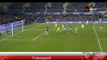 1-0 Ramiro Funes Mori Goal England  Football League Cup  Semifinal - 06.01.2016, Everton FC 1-0 Manchester City