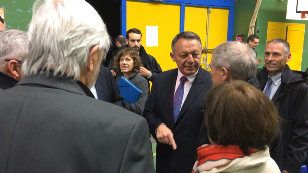 Le ministre des sports en visite