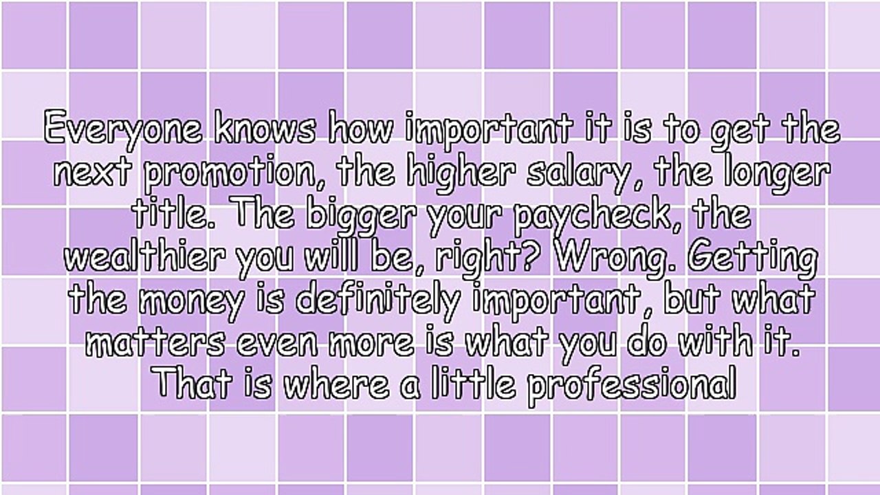 Wealth Management: The Secret to Getting and Staying Rich