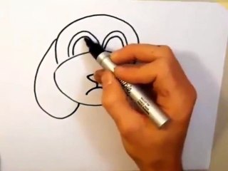 Köpek çizimi | Drawing dog