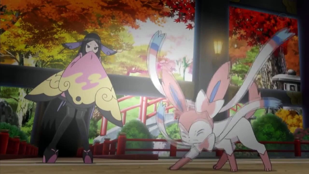 Re Uploadpokemon Xy Series Episode 74 Gym Fight Fletchinder Vs Sylveon Dailymotion Video