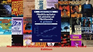 PDF Download  Multivariate Statistical Methods A Primer Third Edition PDF Full Ebook