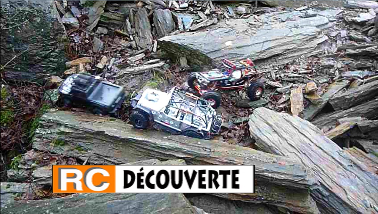 Modélisme à Nantes : Extreme Trail Rc Scale 4x4 Crawler Pentes et Carrière de Roches Ardoise Glissantes et Boue