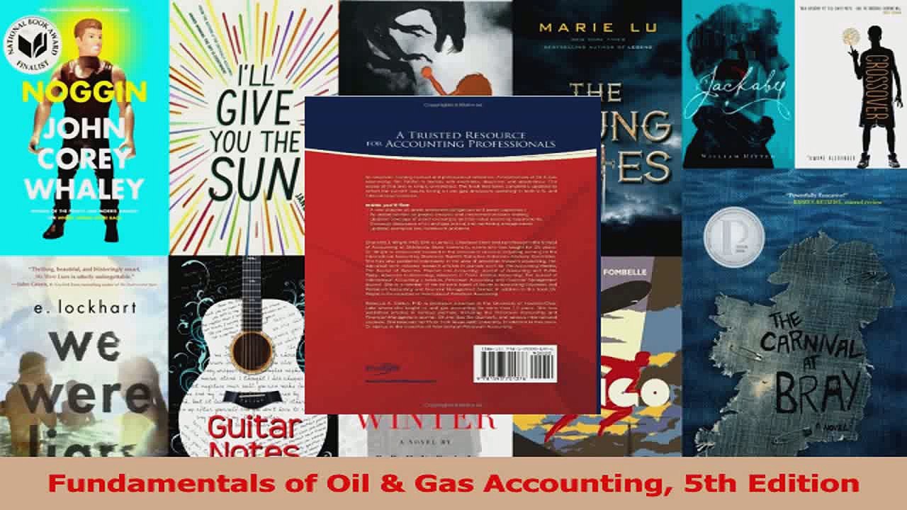 PDF Download  Fundamentals of Oil  Gas Accounting 5th Edition PDF Online