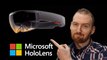 Microsoft's new HoloLens in Action