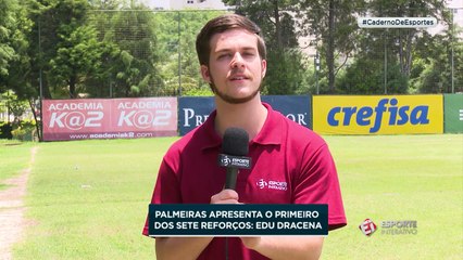 Edu Dracena é apresentado no Verdão e já almeja ser campeão mundial