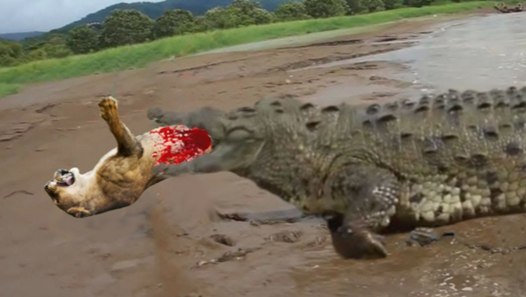 Crocodile vs Big Cats - video dailymotion