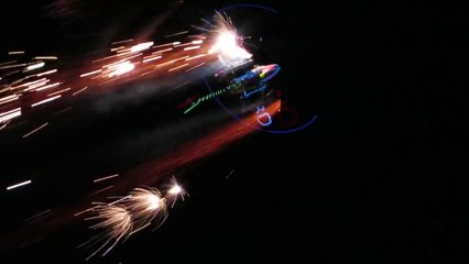 INCREDIBLE RC HELICOPTER NIGHT FLIGHT AIRSHOW FRANCIS PADUWAT / Jetpower Messe 2015