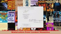 PDF Download  JMW Turner That Greatest of Landscape Painters Watercolors from London Museums PDF Full Ebook