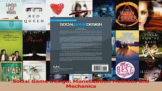 PDF Download  Social Game Design Monetization Methods and Mechanics Read Full Ebook