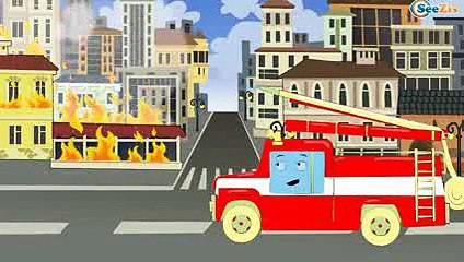 ✔ Cars Cartoons for children. Fire Truck hurry to fire _ Compilation for kids _ 64 Episode ✔ - YouTube