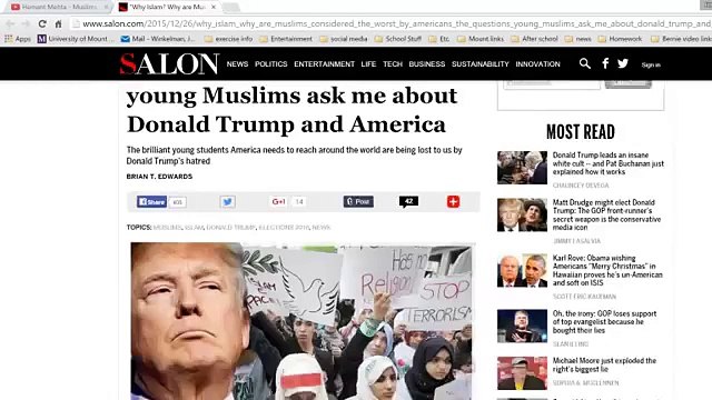 Why are Muslims considered the worst by Americans?