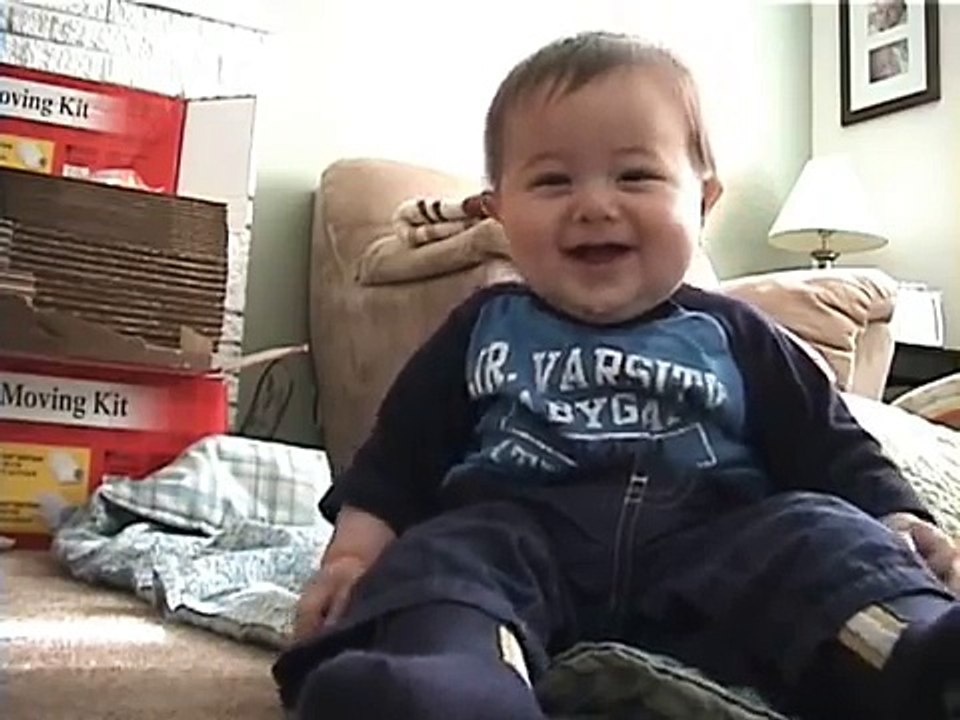 Baby Laughing and Falling Over