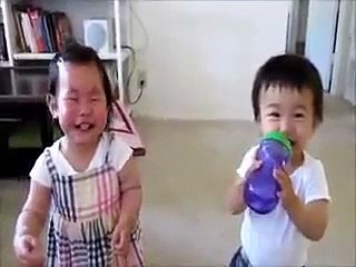 Babies laughing like crazy