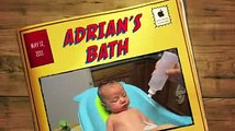 Adrian taking a bath (cartoon) - YouTube